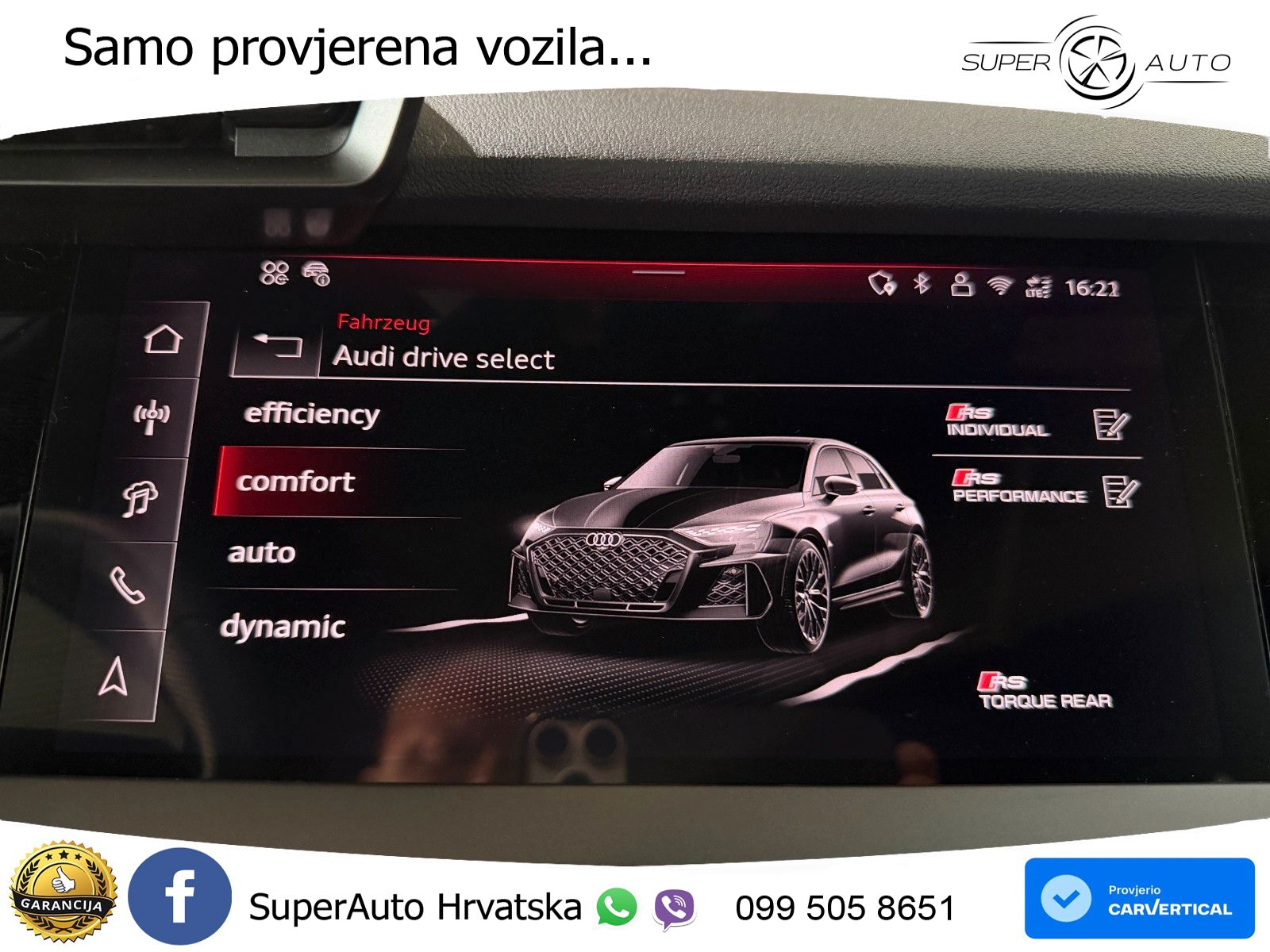 Audi RS3 Sedan 2.5 TFSI (400 KS) quattro S tronic LED+GR SJED+ACC