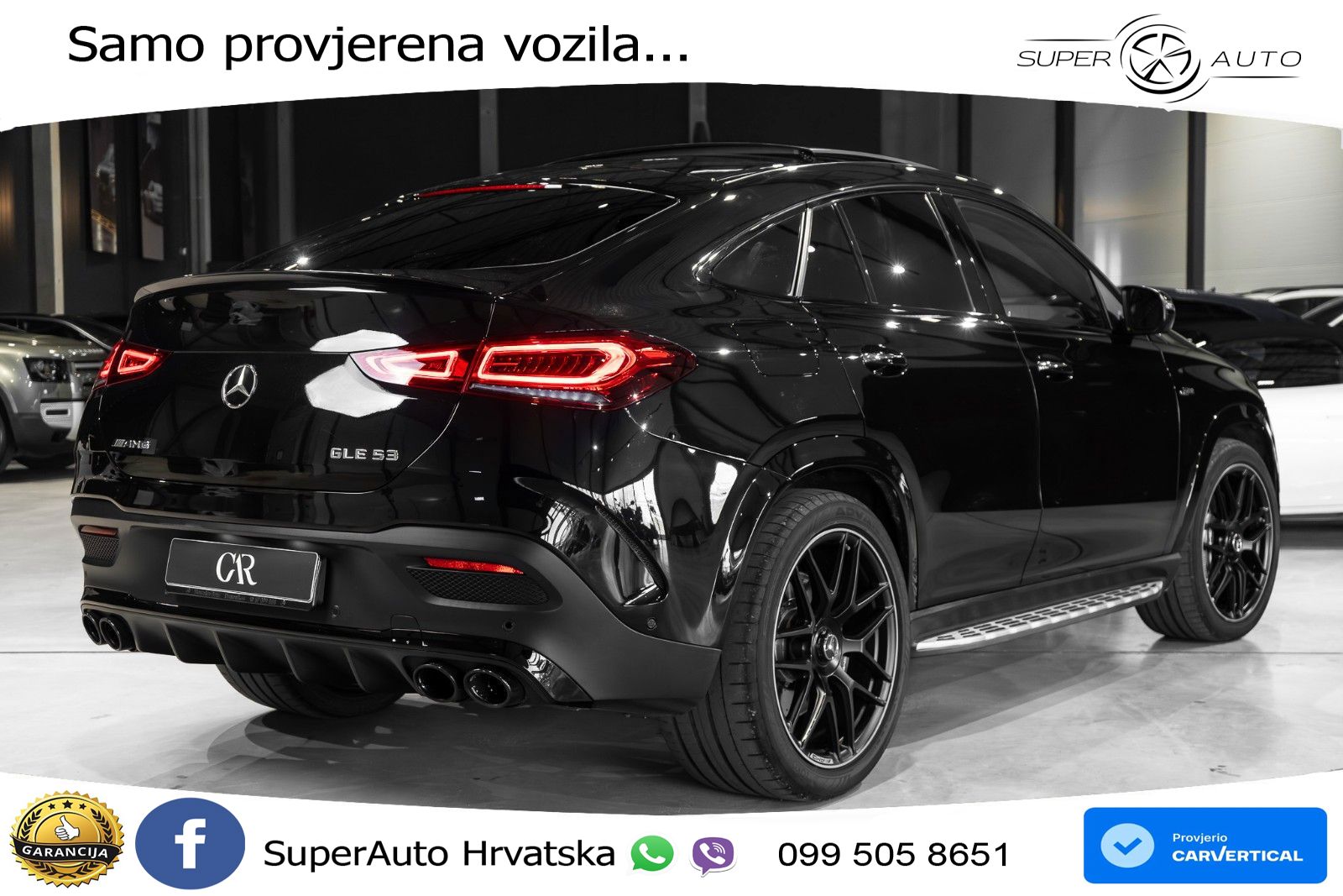 Mercedes AMG GLE Coupe 53 (435 KS) EQ Boost 4MATIC+ AMG SPEEDSHIFT TCT 9G LED+GR SJED+ACC