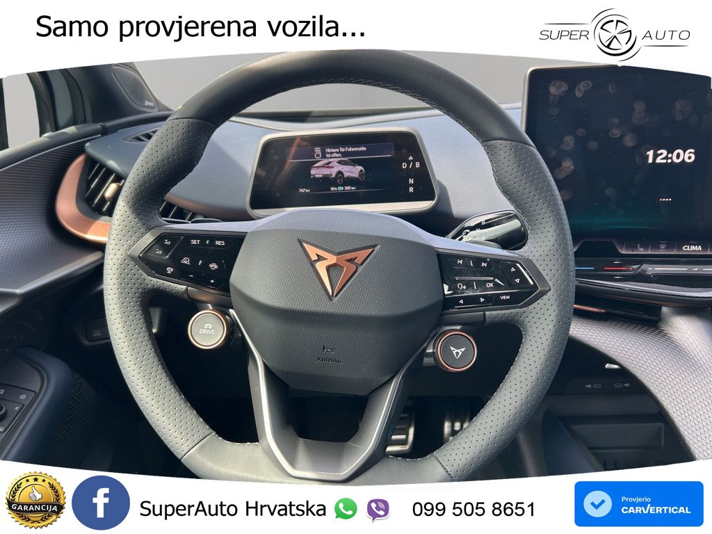 Cupra Tavascan 82 kWh (340 KS)  4WD VZ LED+GR SJED+ACC