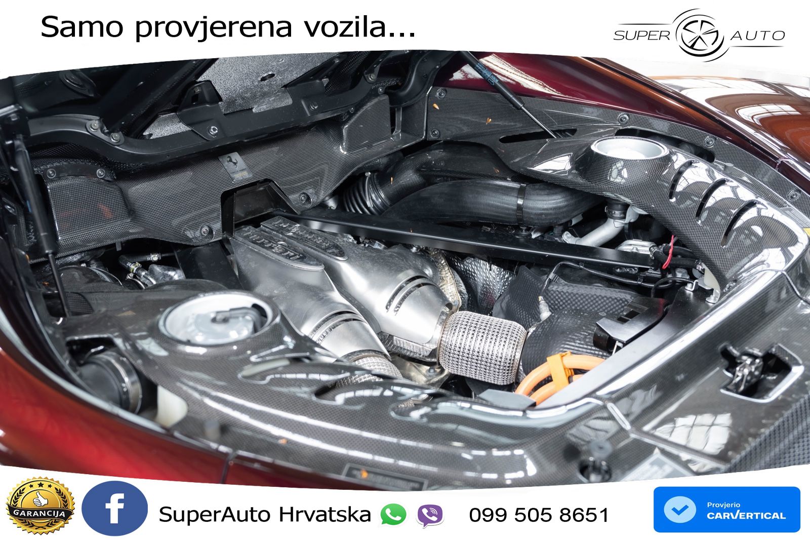 Ferrari 296 GTB 3.0 V6 (830 KS) F1 DCT LED+ACC