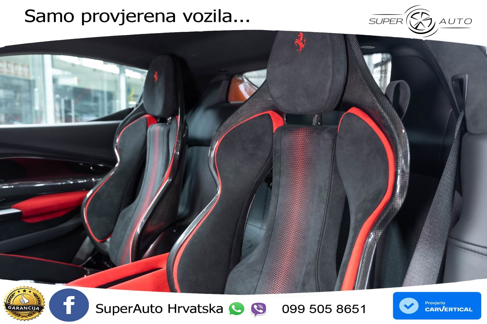 Ferrari 296 GTB 3.0 V6 (830 KS) F1 DCT LED+ACC