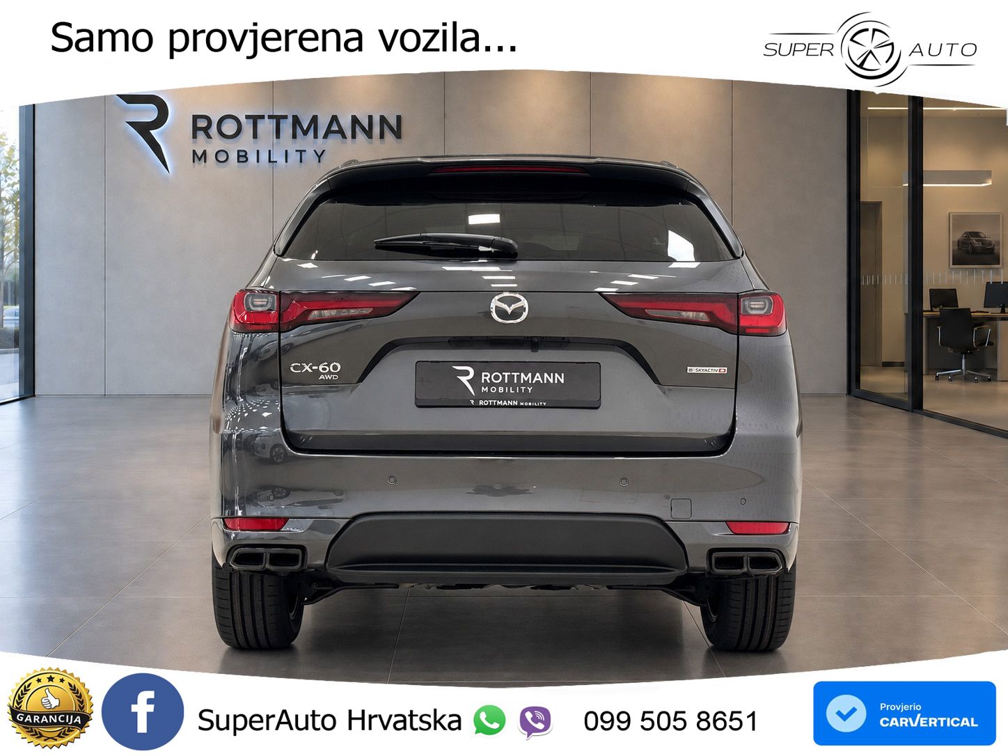 Mazda CX-60 3.3 e-Skyactiv D (254 KS) AWD Automatic LED+GR SJED+ACC