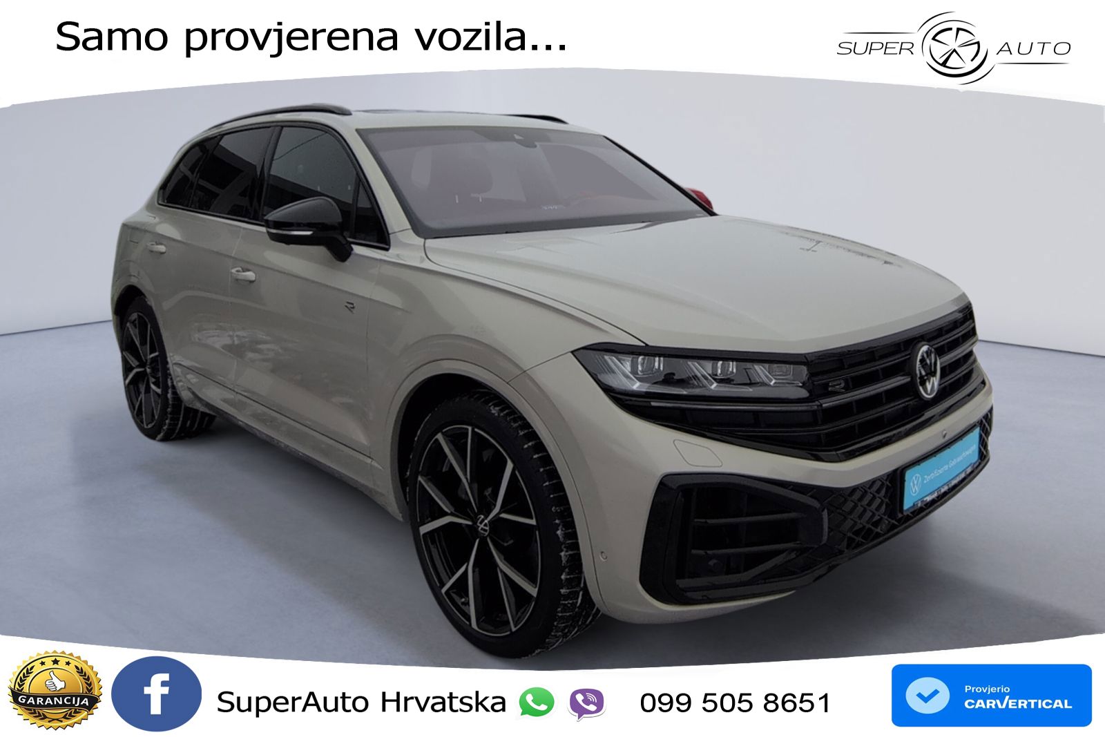 Volkswagen Touareg 3.0 V6 TFSI (340 KS) 4MOTION Tiptronic ZRAČNI+ACC+GR SJED+KAM+PANO