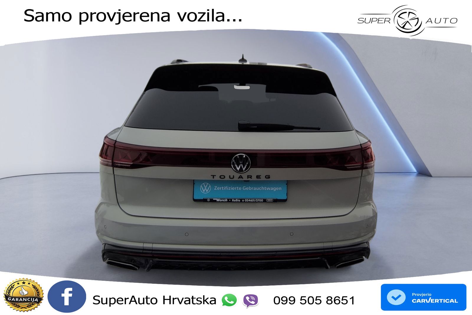 Volkswagen Touareg 3.0 V6 TFSI (340 KS) 4MOTION Tiptronic ZRAČNI+ACC+GR SJED+KAM+PANO