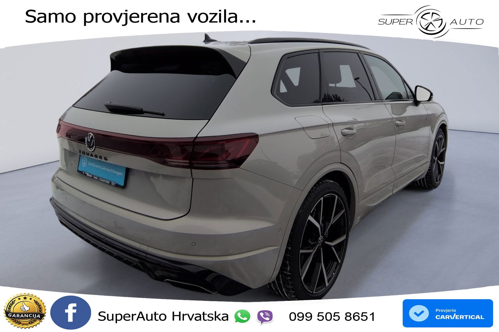 Volkswagen Touareg 3.0 V6 TFSI (340 KS) 4MOTION Tiptronic ZRAČNI+ACC+GR SJED+KAM+PANO