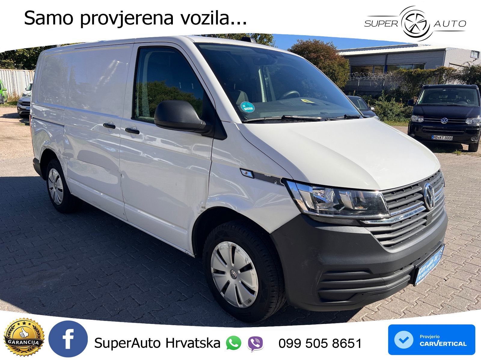 Volkswagen T6.1 Transporter Kasten FWD Navi GRA Kamera .... 90 KS