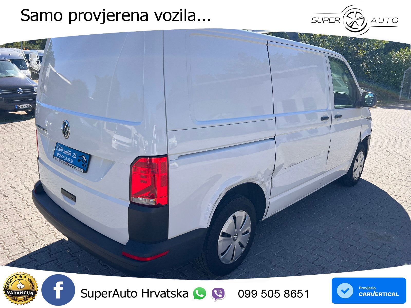 Volkswagen T6.1 Transporter Kasten FWD Navi GRA Kamera .... 90 KS