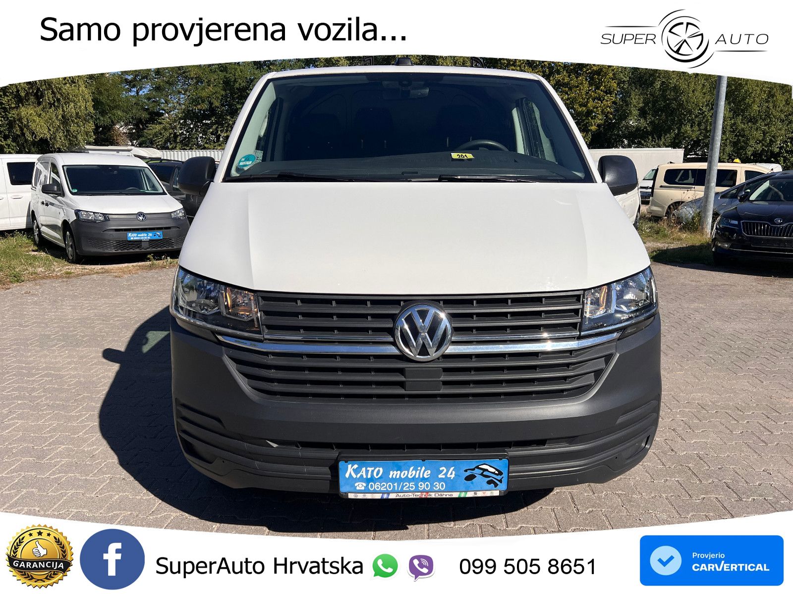 Volkswagen T6.1 Transporter Kasten FWD Navi GRA Kamera .... 90 KS