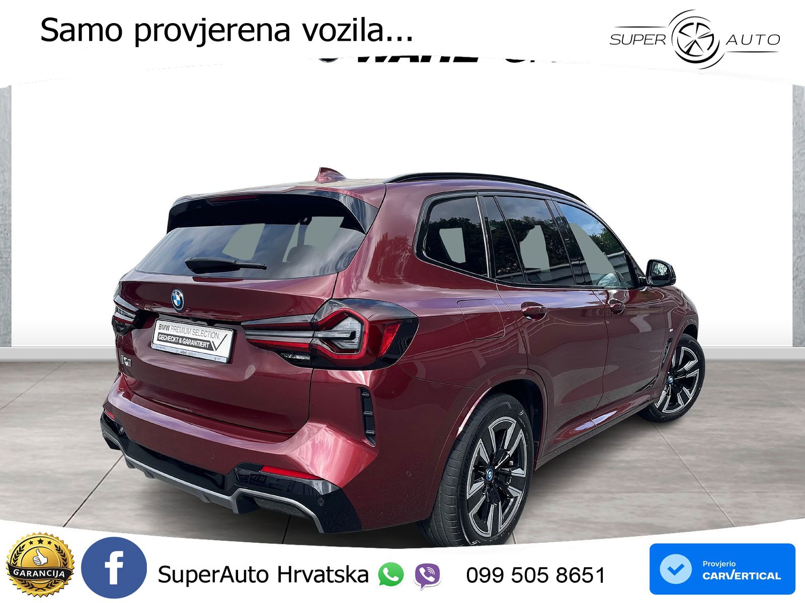 BMW iX3 80 kWh (286 KS)