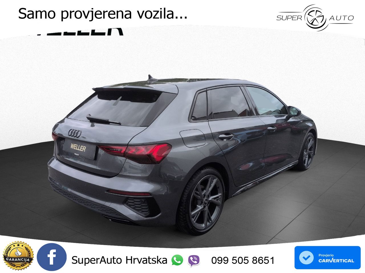 Audi A3 35 TFSI (150 KS) S line LED+GR SJED+ACC