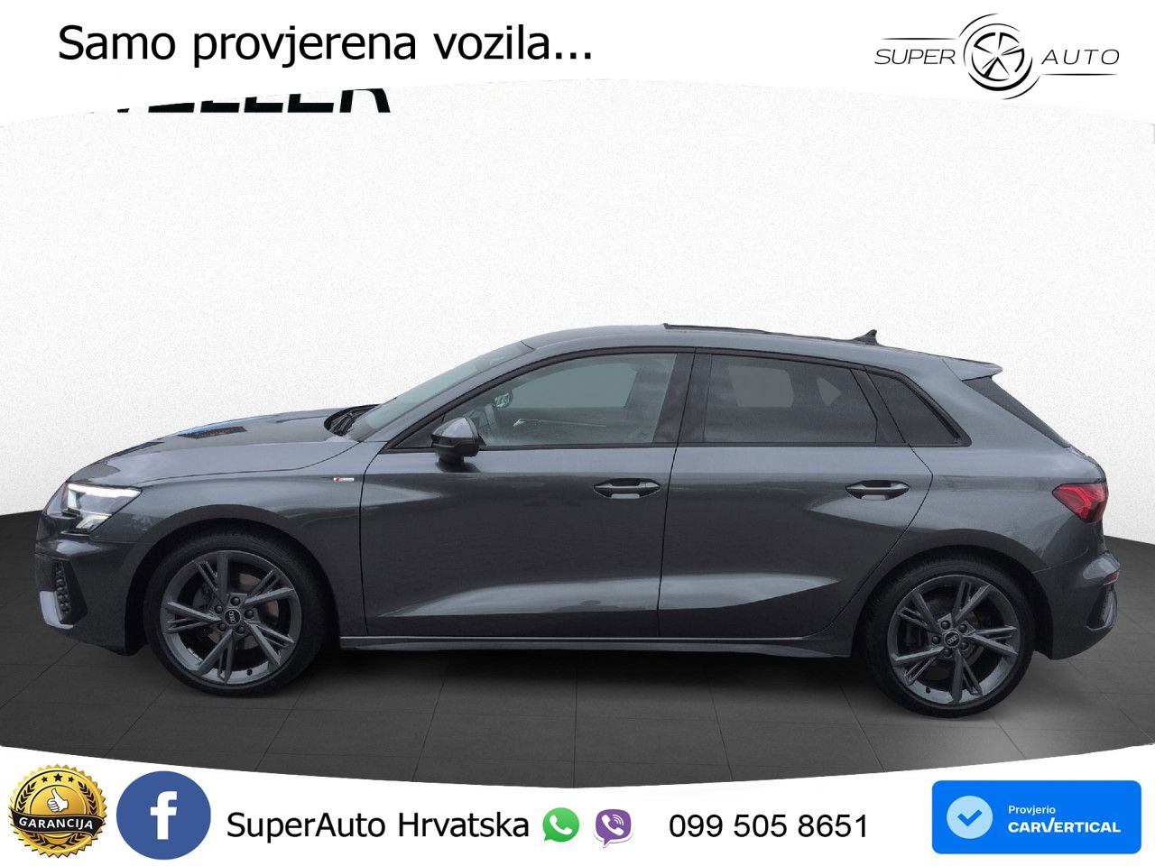 Audi A3 35 TFSI (150 KS) S line LED+GR SJED+ACC