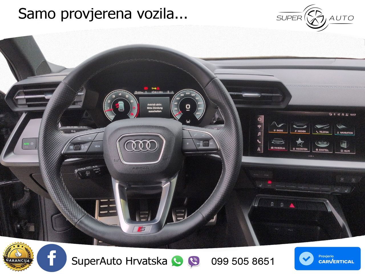 Audi A3 35 TFSI (150 KS) S line LED+GR SJED+ACC