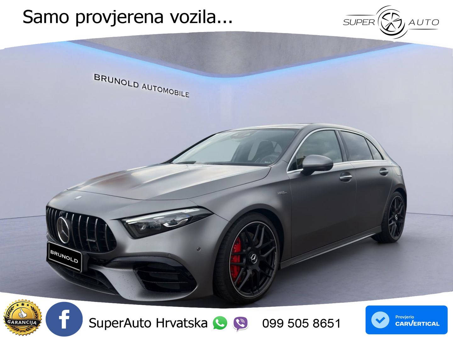 Mercedes-Benz AMG A 45 S 4MATIC+ AMG SPEEDSHIFT DCT 8G ACC+HEAD+GR SJED+360+PANO