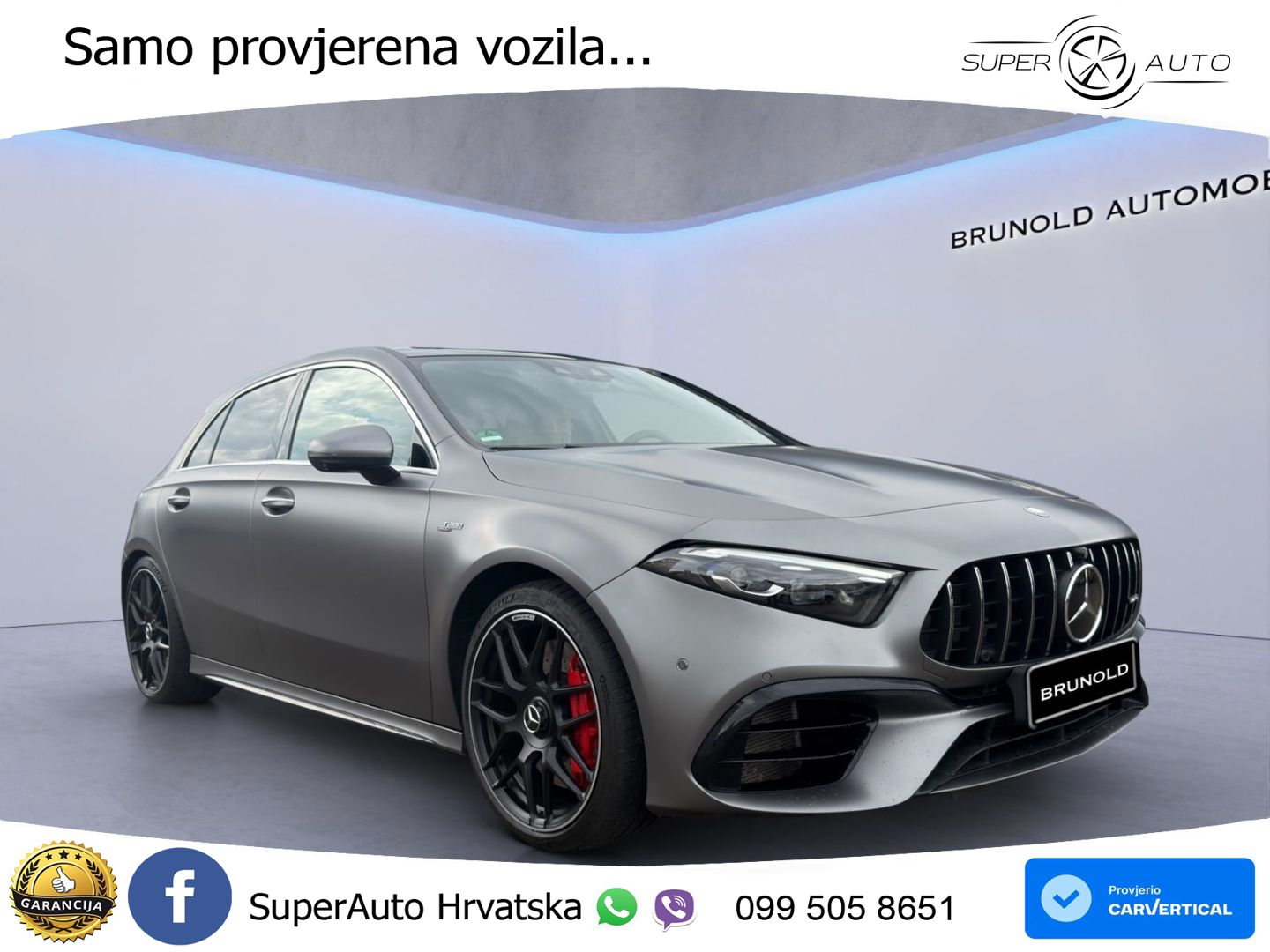Mercedes-Benz AMG A 45 S 4MATIC+ AMG SPEEDSHIFT DCT 8G ACC+HEAD+GR SJED+360+PANO