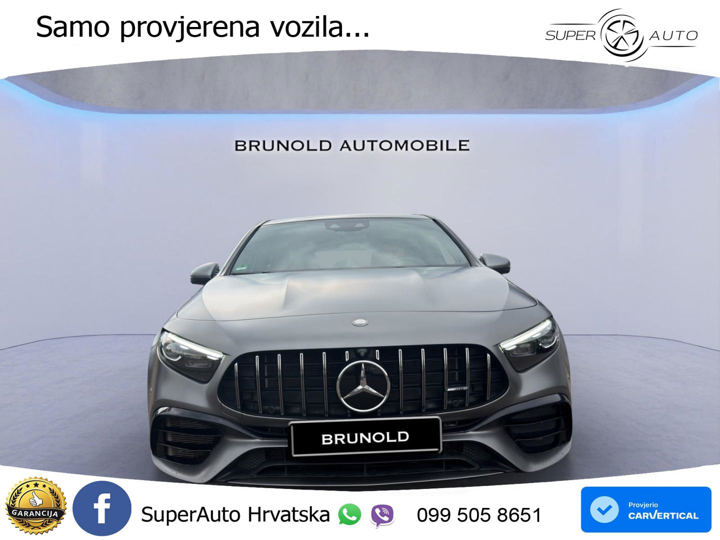 Mercedes-Benz AMG A 45 S 4MATIC+ AMG SPEEDSHIFT DCT 8G ACC+HEAD+GR SJED+360+PANO