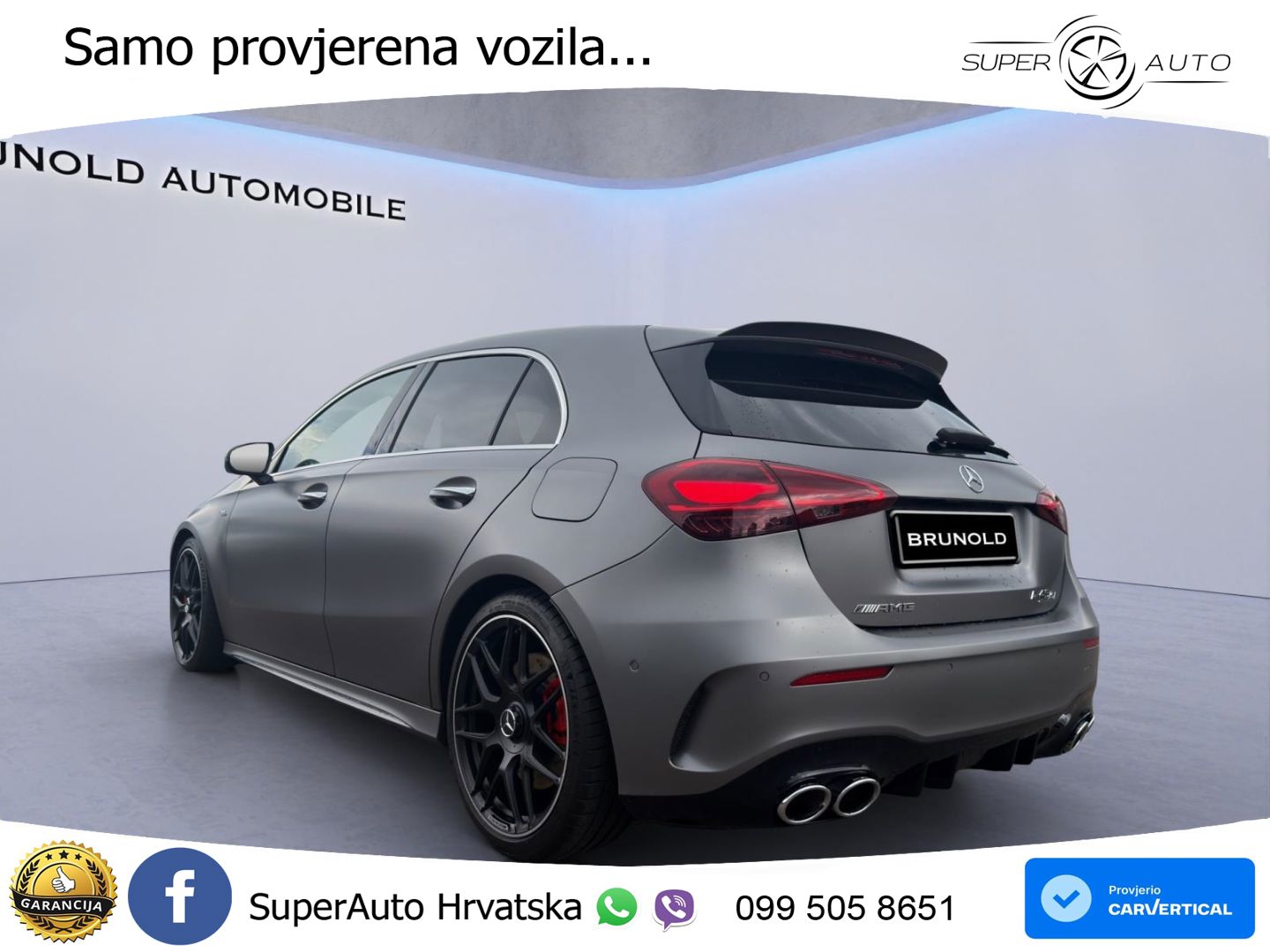 Mercedes-Benz AMG A 45 S 4MATIC+ AMG SPEEDSHIFT DCT 8G ACC+HEAD+GR SJED+360+PANO