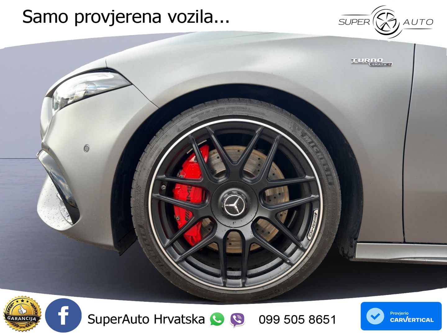 Mercedes-Benz AMG A 45 S 4MATIC+ AMG SPEEDSHIFT DCT 8G ACC+HEAD+GR SJED+360+PANO