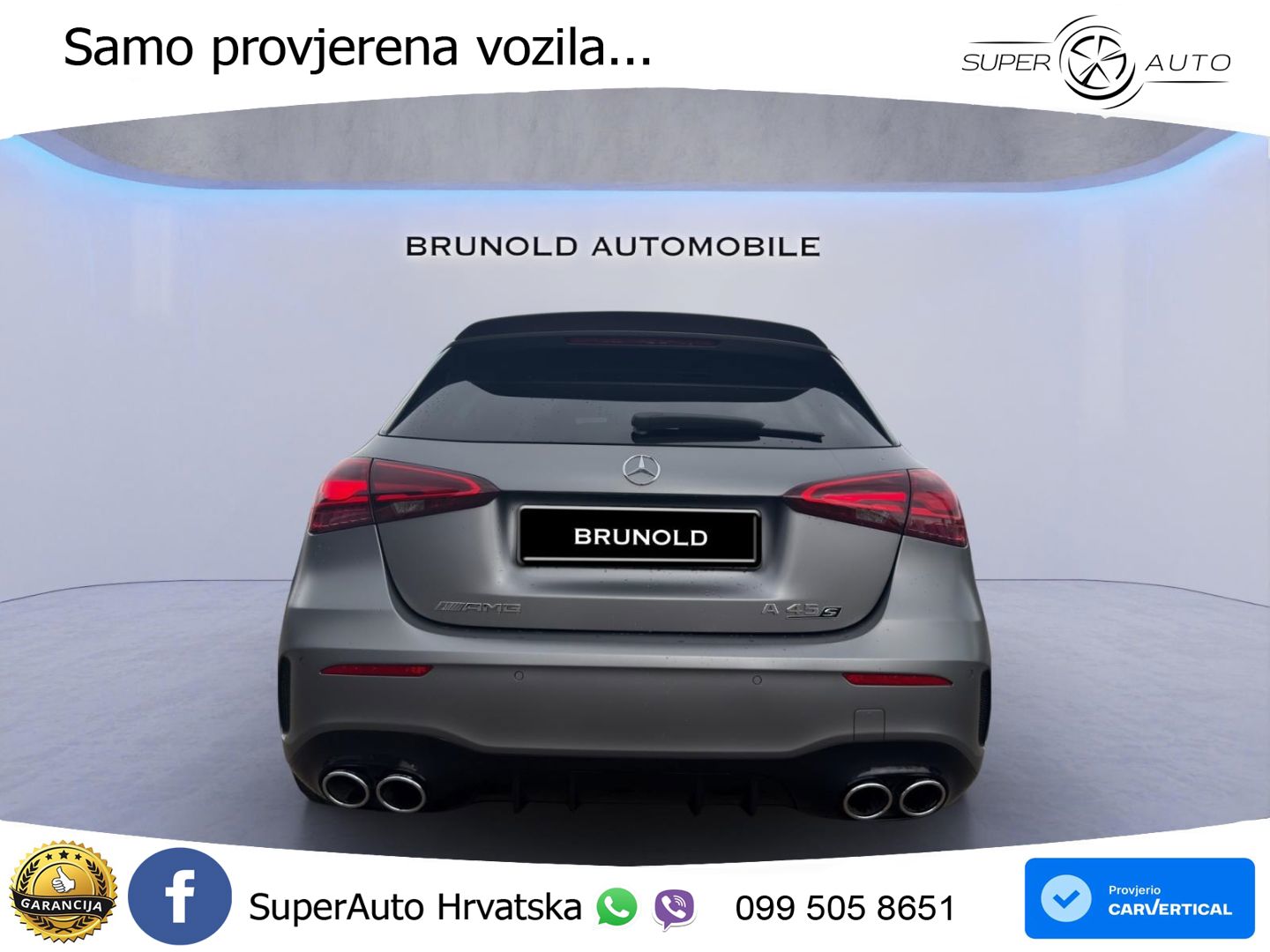 Mercedes-Benz AMG A 45 S 4MATIC+ AMG SPEEDSHIFT DCT 8G ACC+HEAD+GR SJED+360+PANO