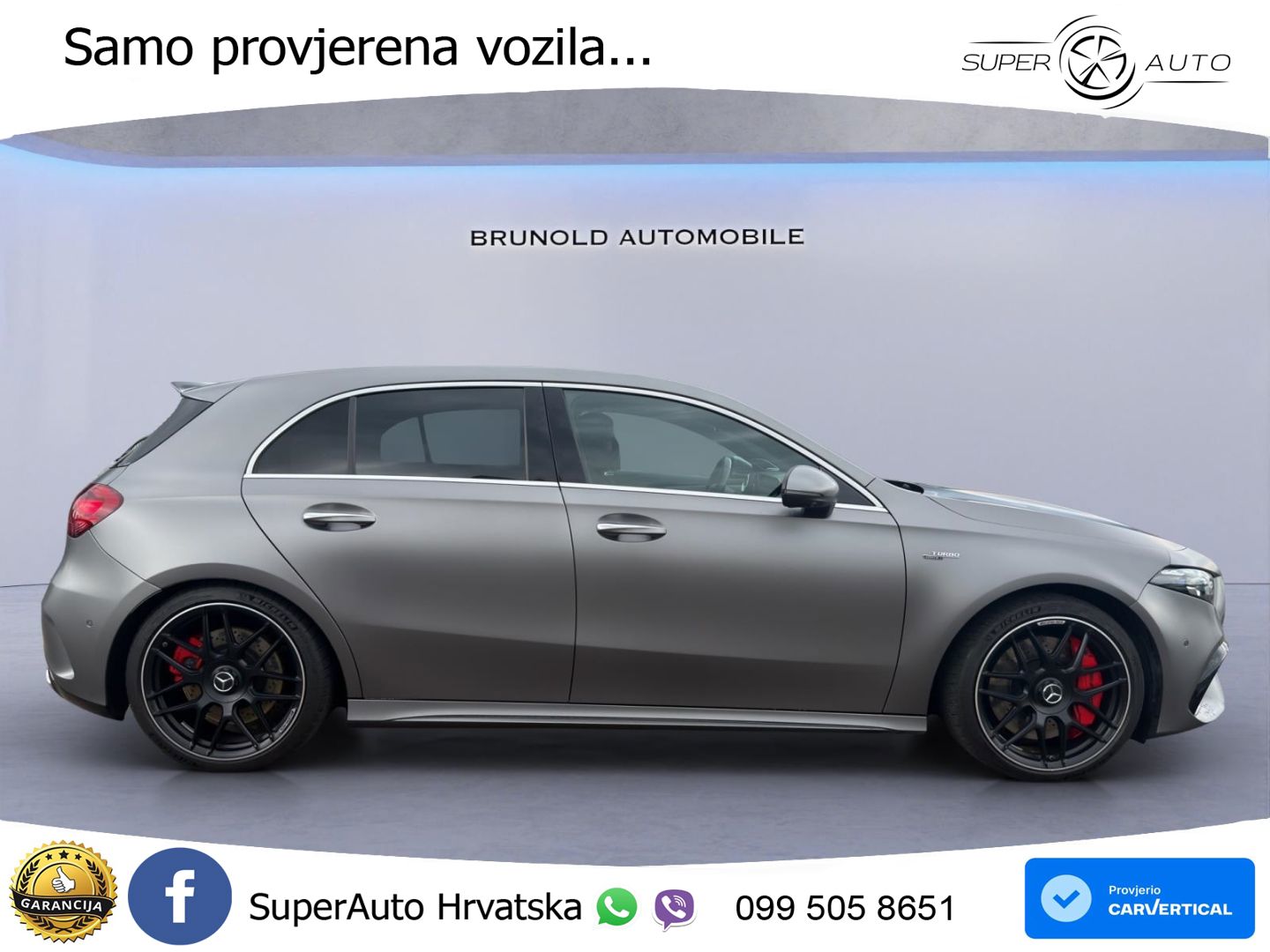 Mercedes-Benz AMG A 45 S 4MATIC+ AMG SPEEDSHIFT DCT 8G ACC+HEAD+GR SJED+360+PANO