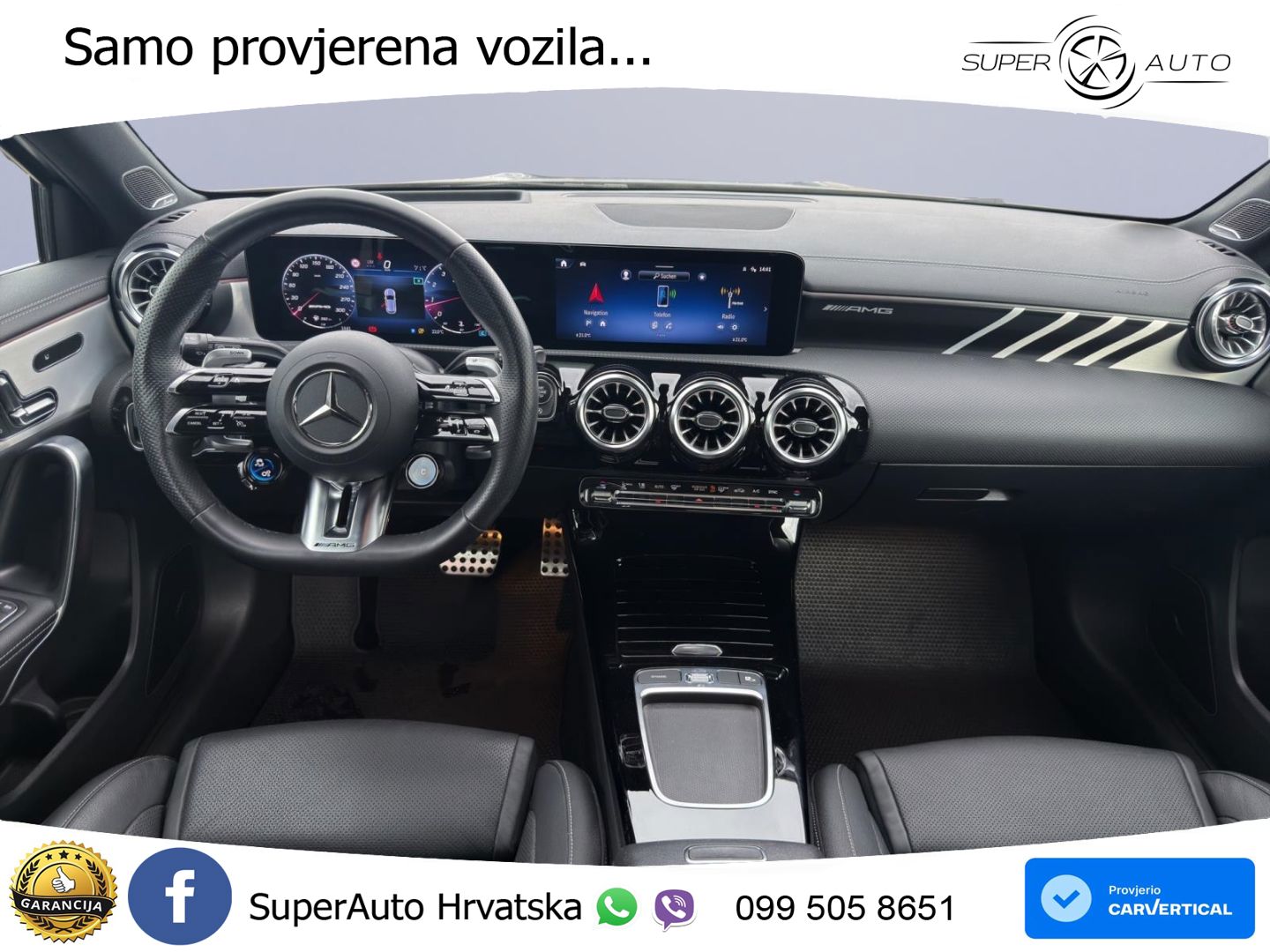 Mercedes-Benz AMG A 45 S 4MATIC+ AMG SPEEDSHIFT DCT 8G ACC+HEAD+GR SJED+360+PANO