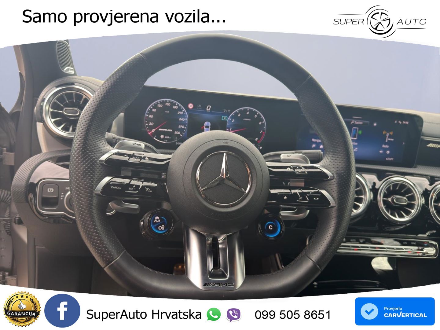 Mercedes-Benz AMG A 45 S 4MATIC+ AMG SPEEDSHIFT DCT 8G ACC+HEAD+GR SJED+360+PANO