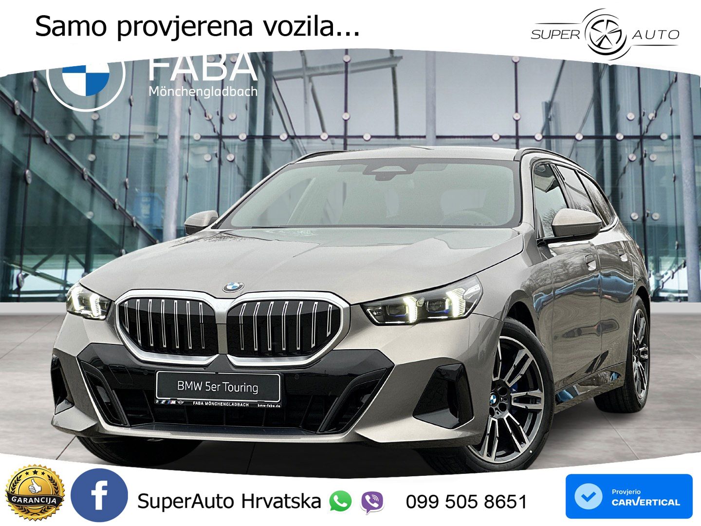 BMW 520i Touring (208 KS) Steptronic M Sport LED+GR SJED+ACC