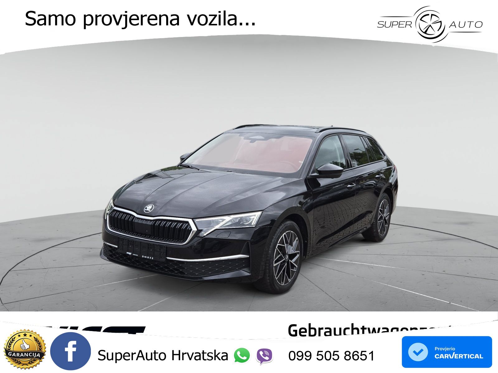 Škoda Octavia Combi 2.0 TDI (150 KS) DSG LED+GR SJED+ACC