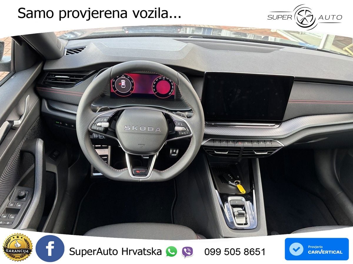 Škoda Octavia Combi RS 2.0 TSI (265 KS) DSG LED+GR SJED+ACC