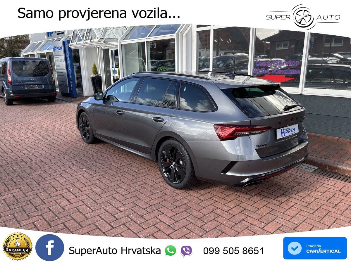 Škoda Octavia Combi RS 2.0 TSI (265 KS) DSG LED+GR SJED+ACC