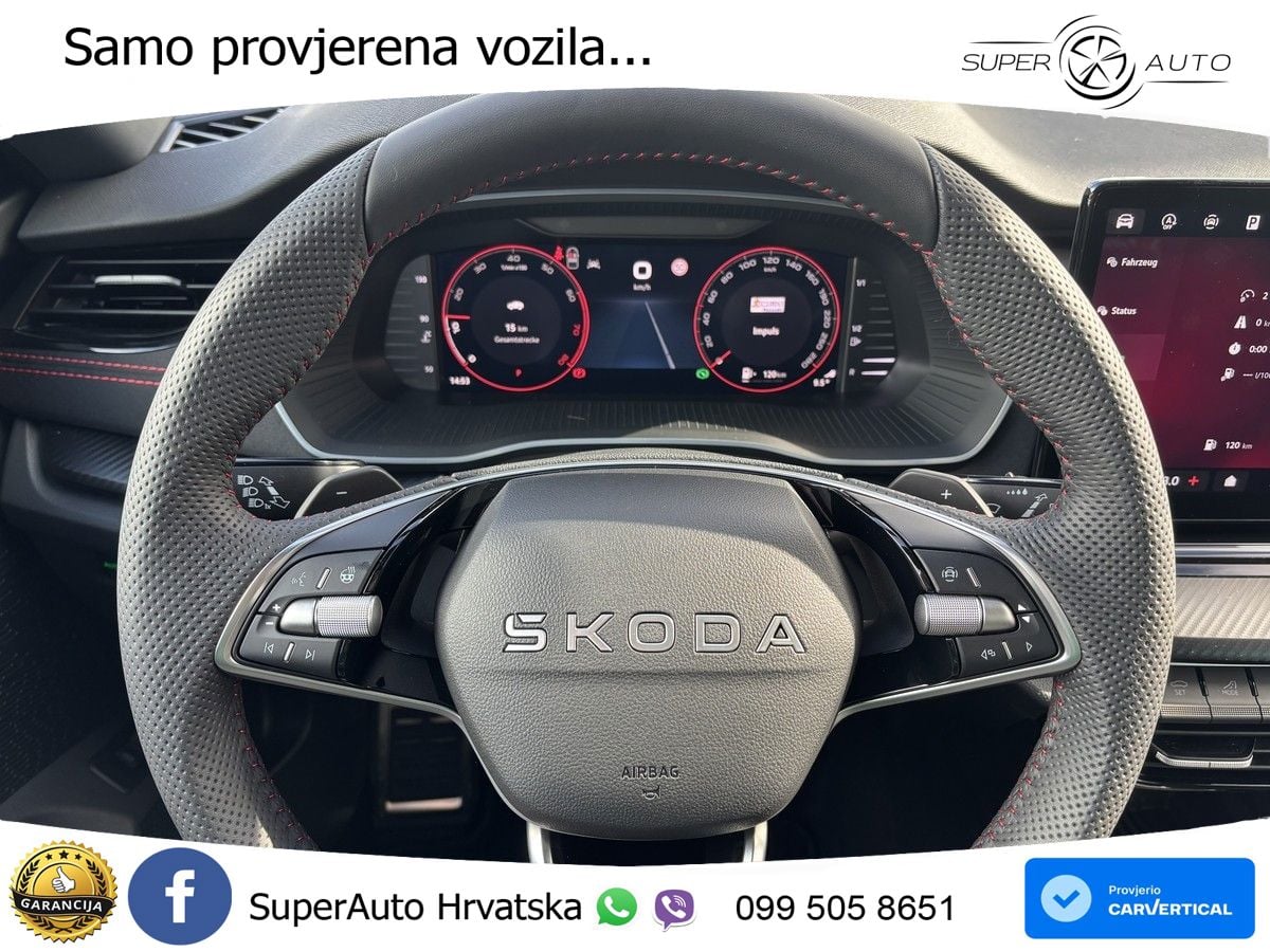 Škoda Octavia Combi RS 2.0 TSI (265 KS) DSG LED+GR SJED+ACC