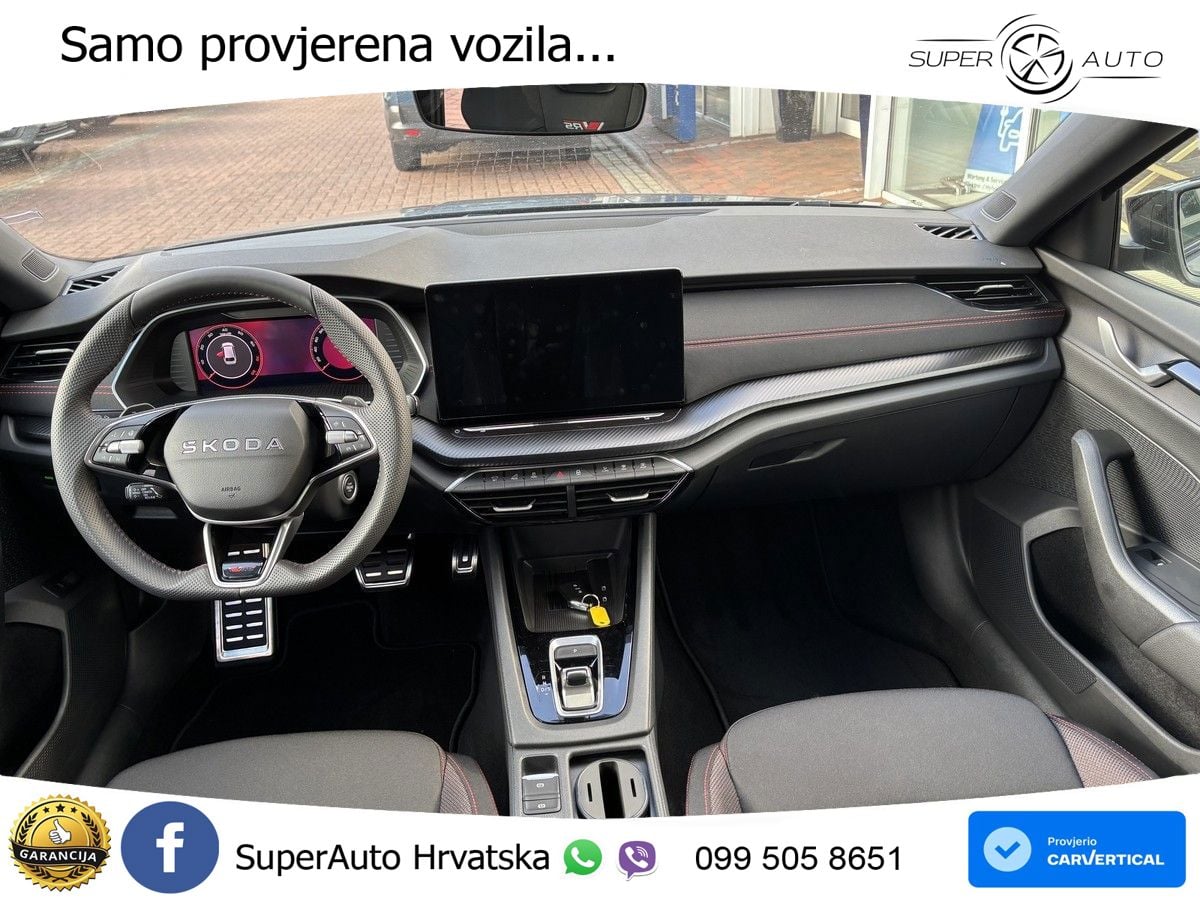 Škoda Octavia Combi RS 2.0 TSI (265 KS) DSG LED+GR SJED+ACC
