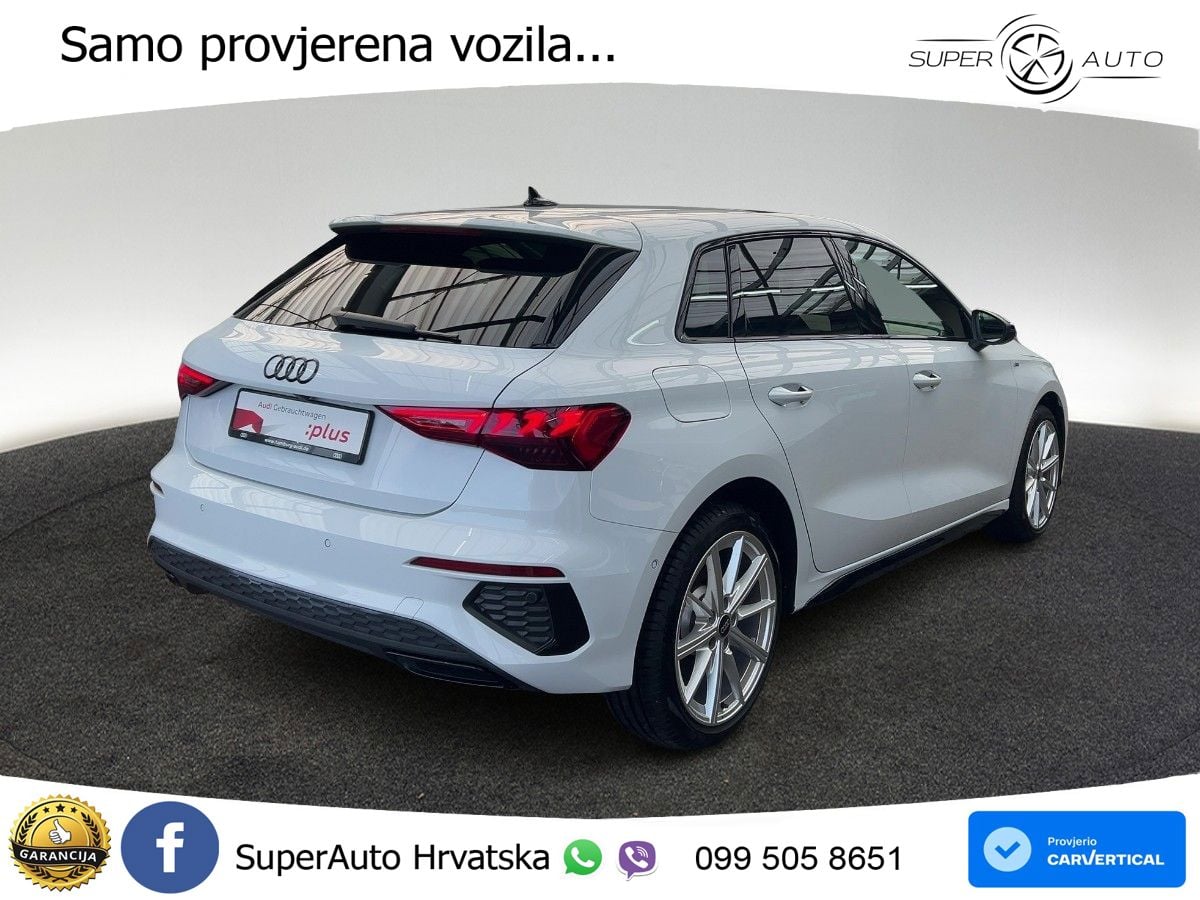 Audi A3 45 TFSIe (245 KS) S tronic S line MATRIX+GR SJED+KAM