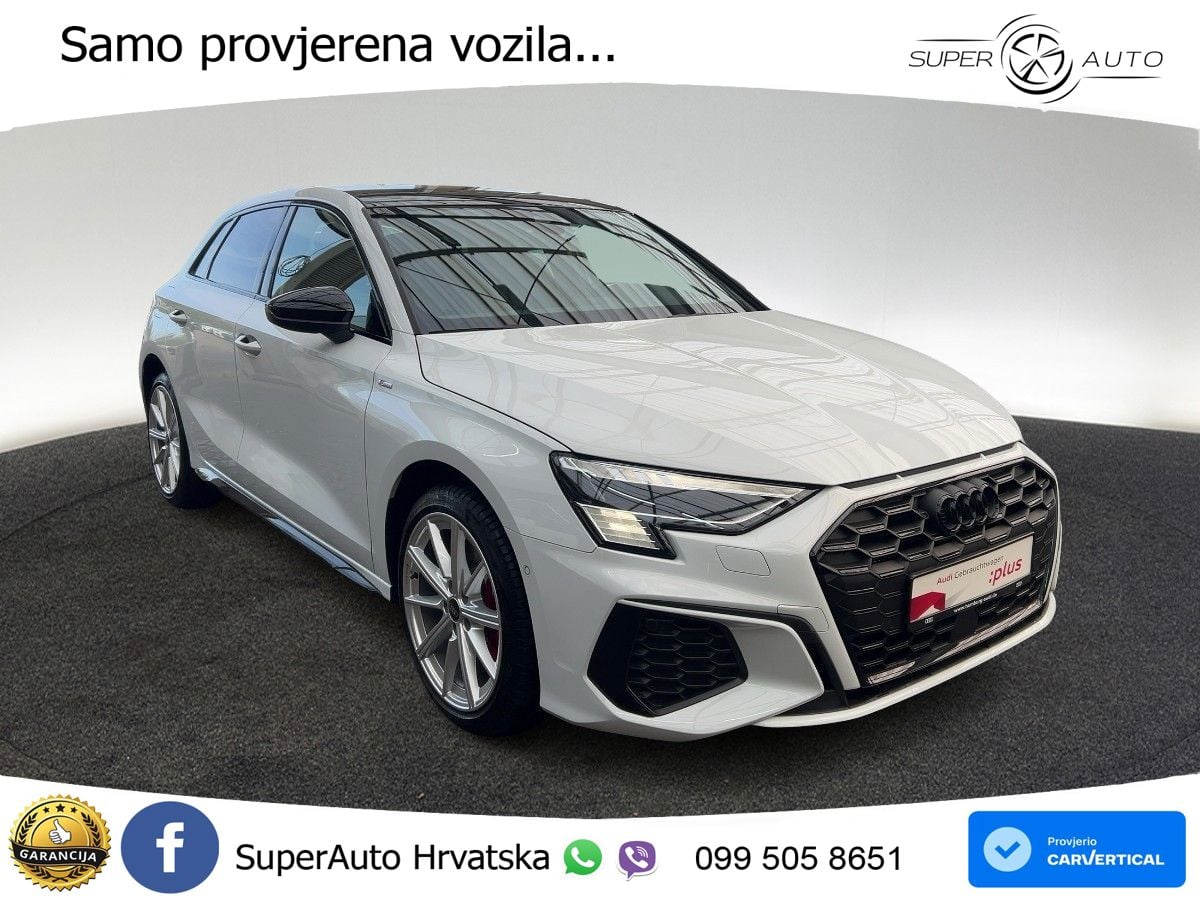 Audi A3 45 TFSIe (245 KS) S tronic S line MATRIX+GR SJED+KAM