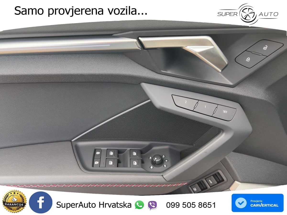 Audi A3 45 TFSIe (245 KS) S tronic S line MATRIX+GR SJED+KAM