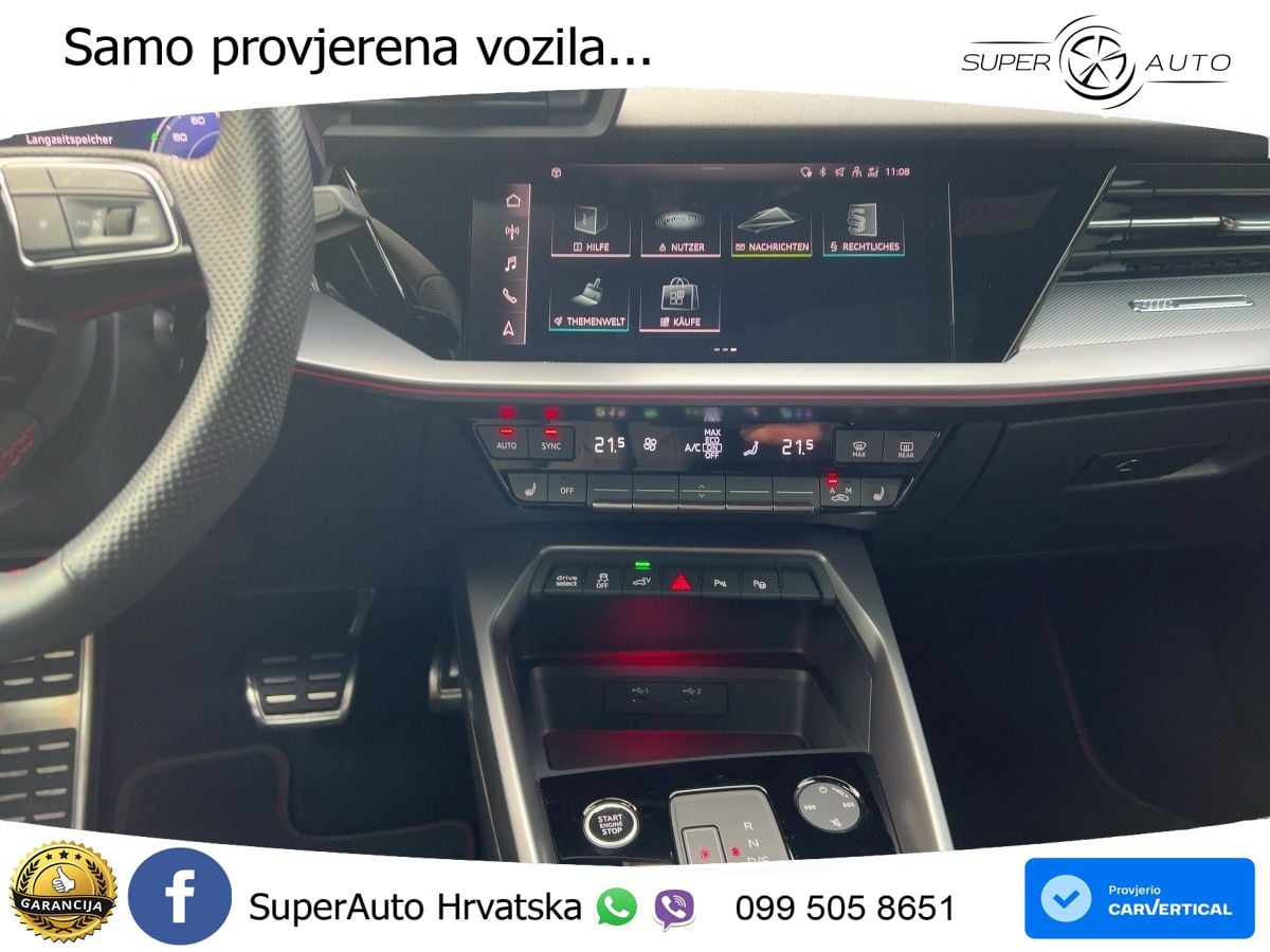Audi A3 45 TFSIe (245 KS) S tronic S line MATRIX+GR SJED+KAM