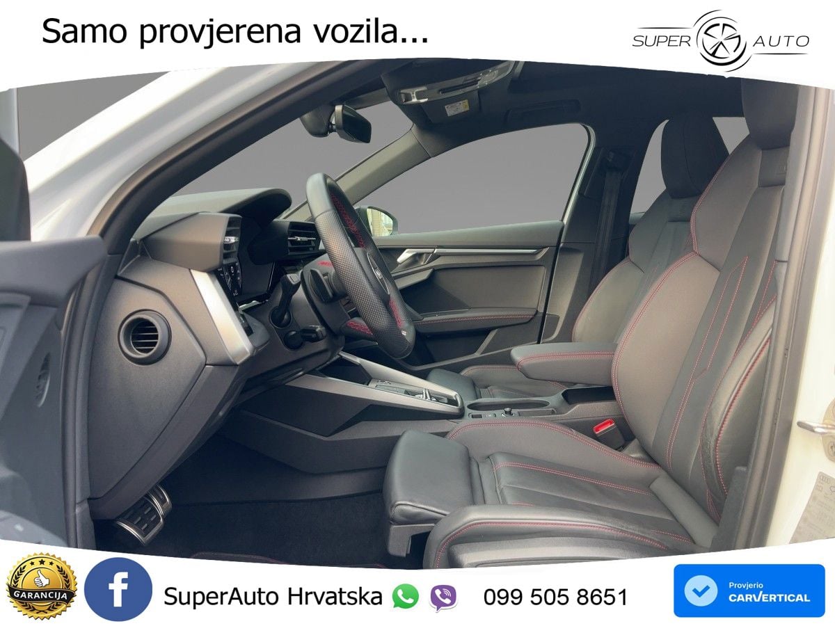 Audi A3 45 TFSIe (245 KS) S tronic S line MATRIX+GR SJED+KAM
