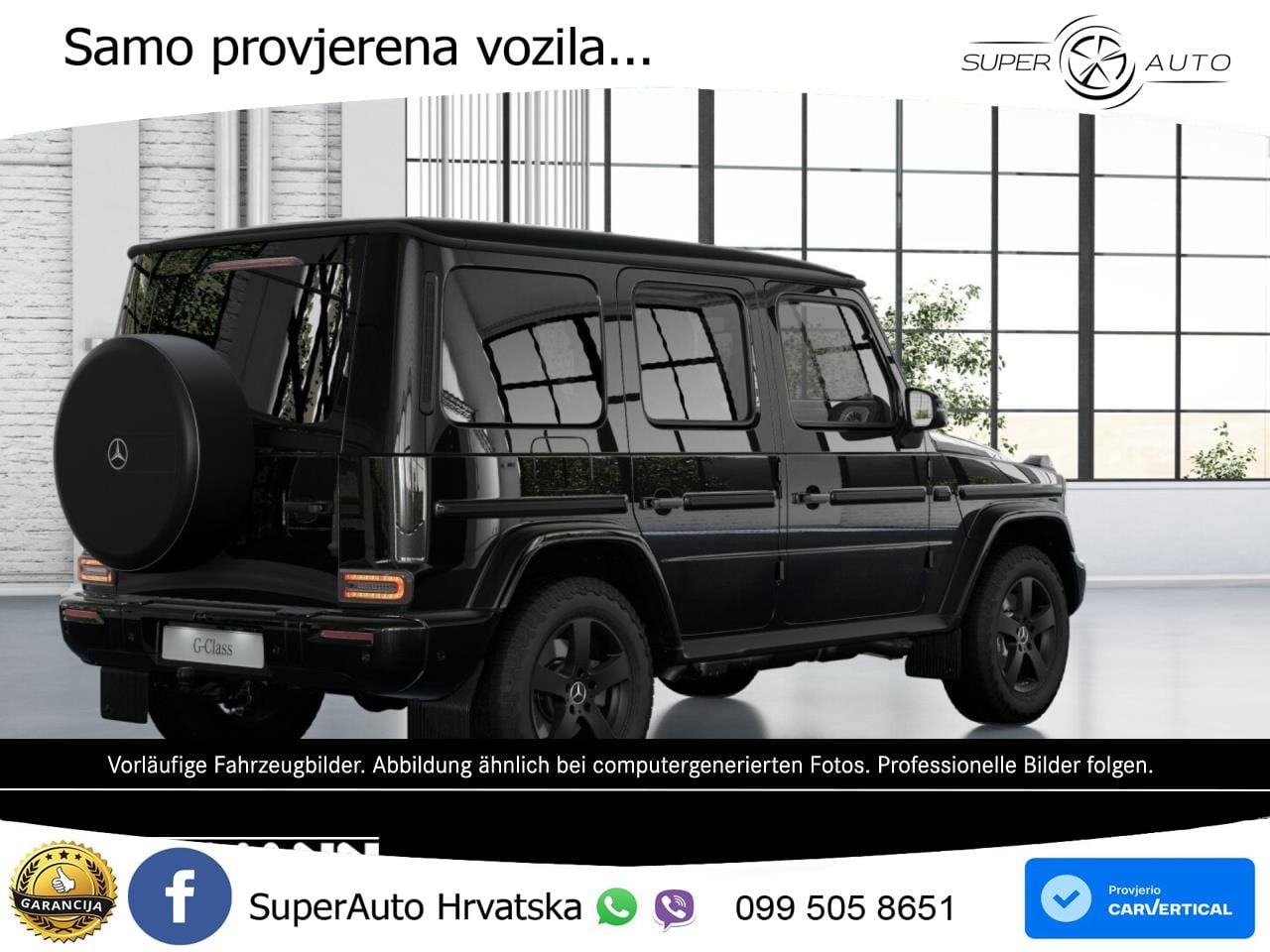 Mercedes G 450d Long (367 KS) 4MATIC 9G-TRONIC Night paket LED+ACC