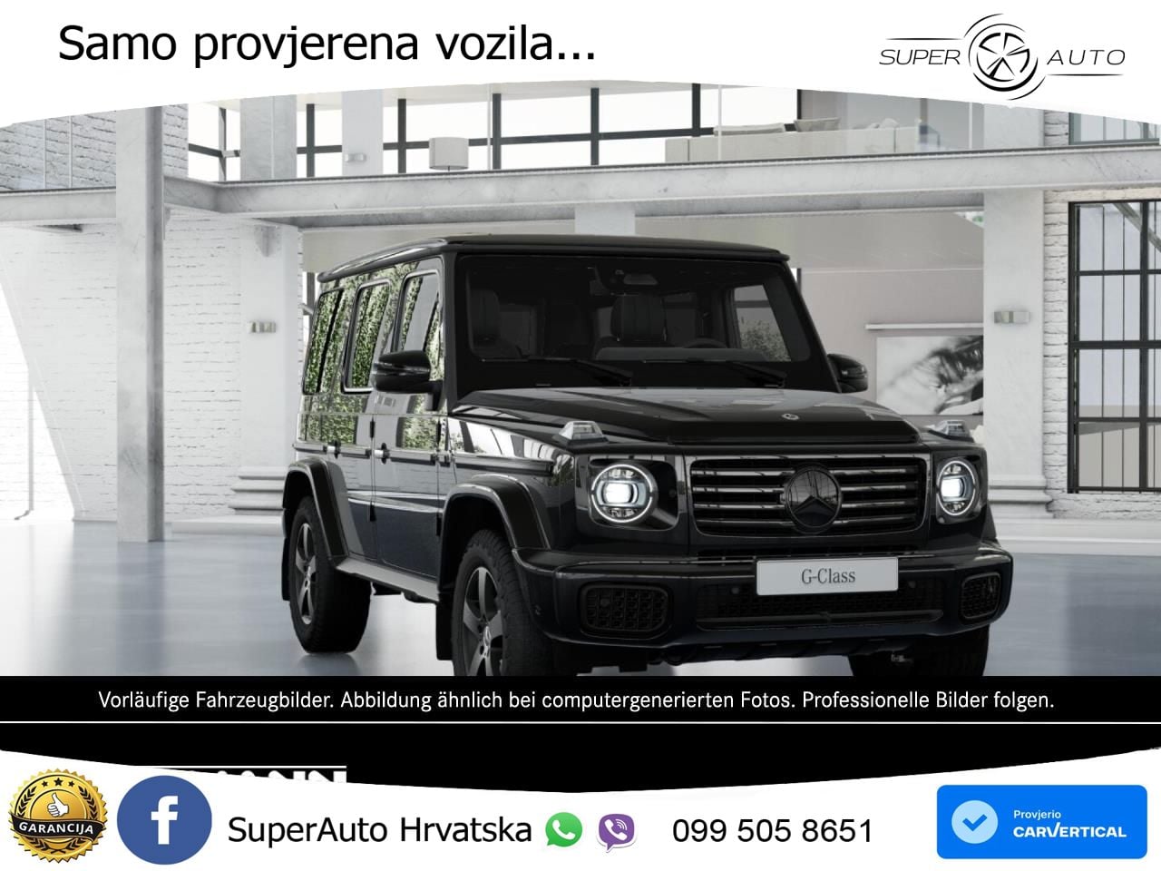 Mercedes G 450d Long (367 KS) 4MATIC 9G-TRONIC Night paket LED+ACC