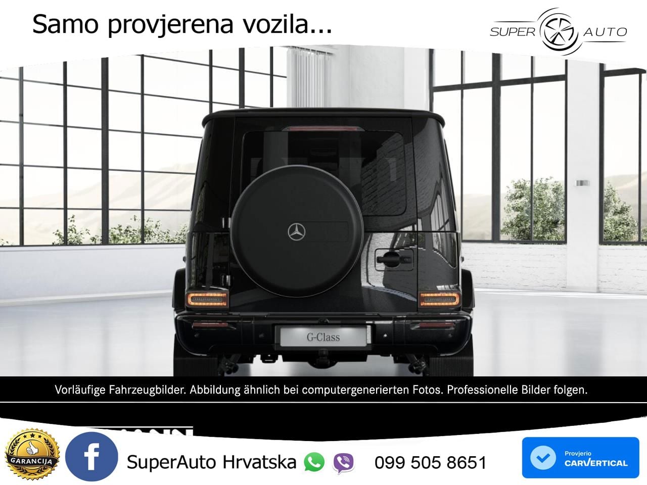 Mercedes G 450d Long (367 KS) 4MATIC 9G-TRONIC Night paket LED+ACC
