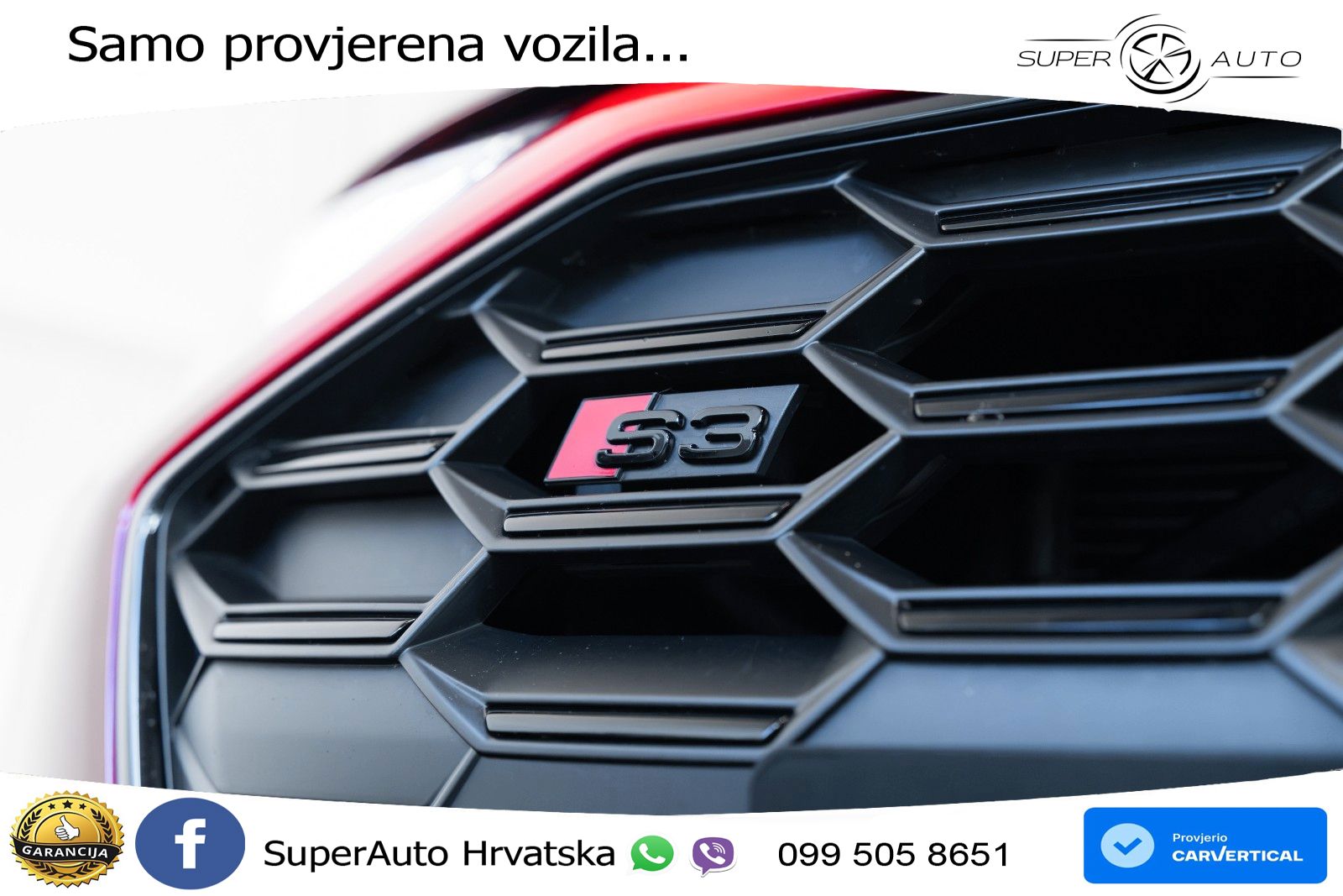 Audi S3 2.0 TFSI (310 KS) quattro S tronic LED+GR SJED+ACC