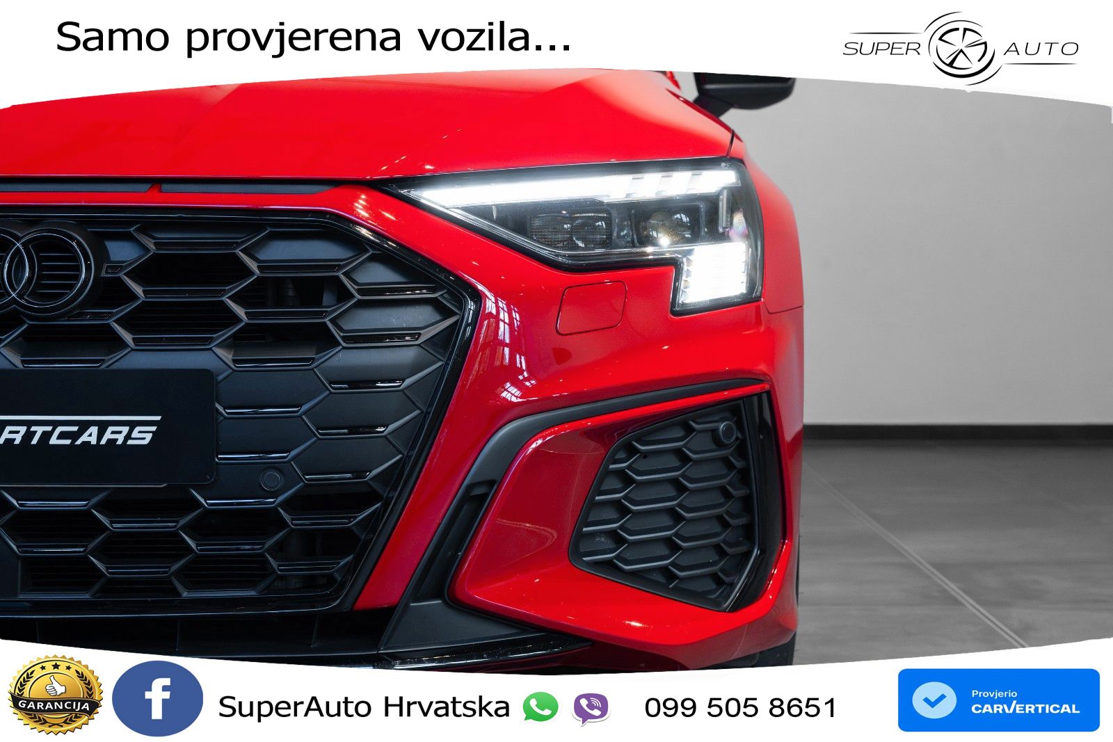 Audi S3 2.0 TFSI (310 KS) quattro S tronic LED+GR SJED+ACC