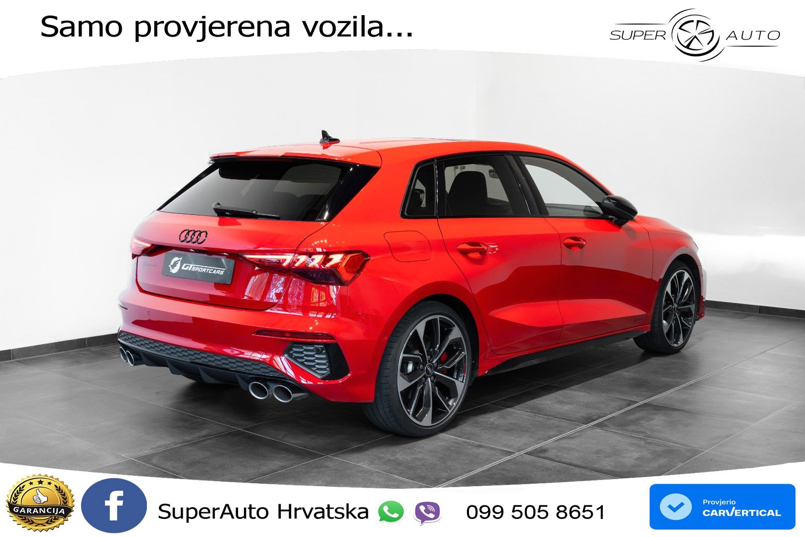 Audi S3 2.0 TFSI (310 KS) quattro S tronic LED+GR SJED+ACC