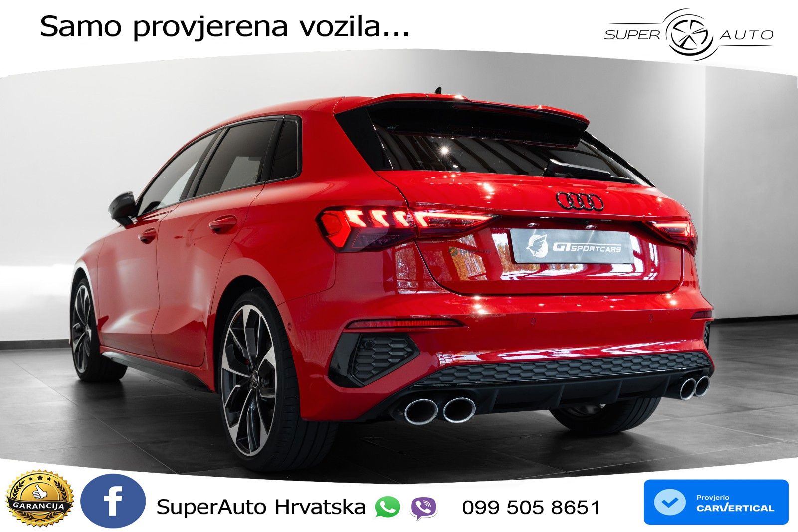 Audi S3 2.0 TFSI (310 KS) quattro S tronic LED+GR SJED+ACC