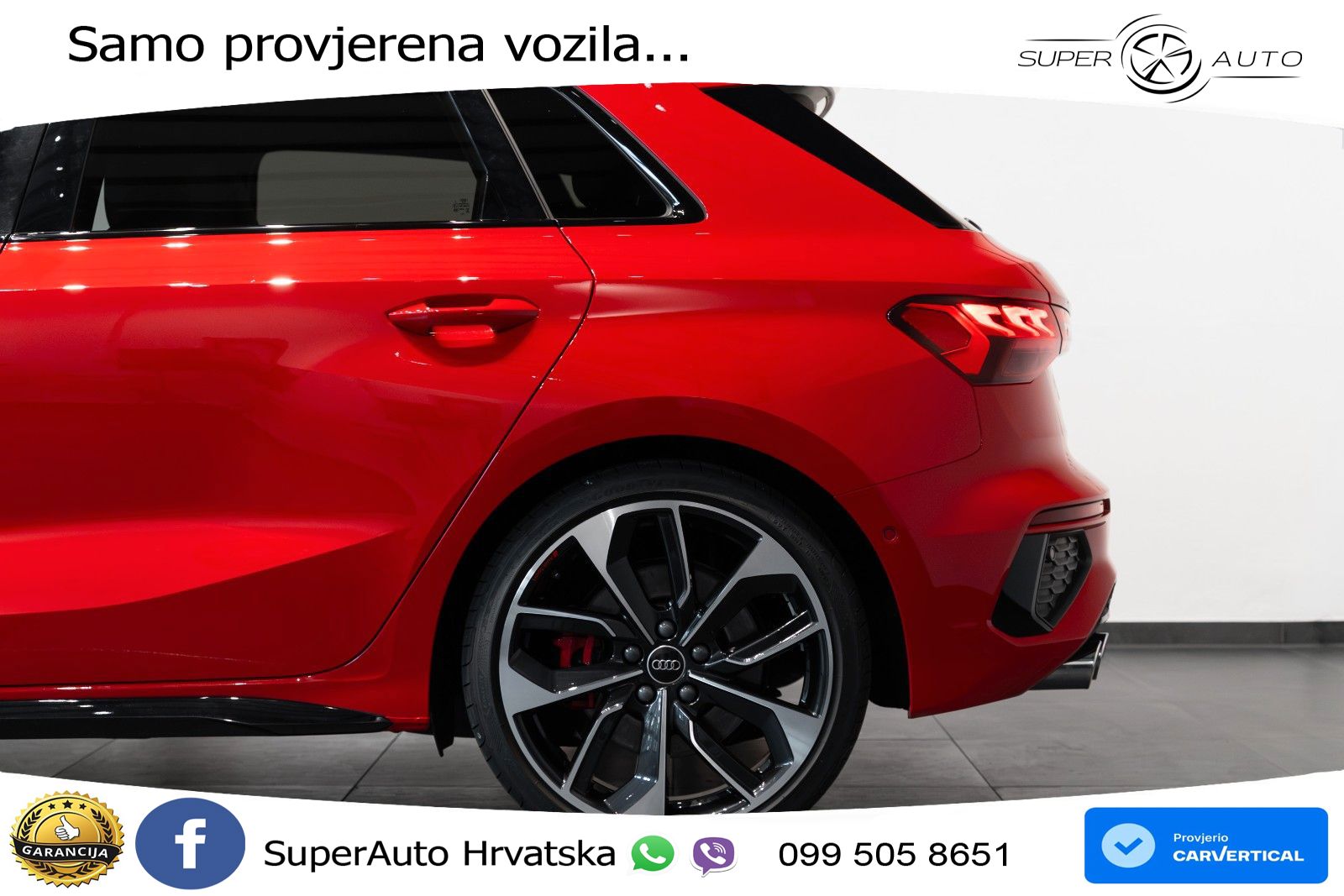 Audi S3 2.0 TFSI (310 KS) quattro S tronic LED+GR SJED+ACC