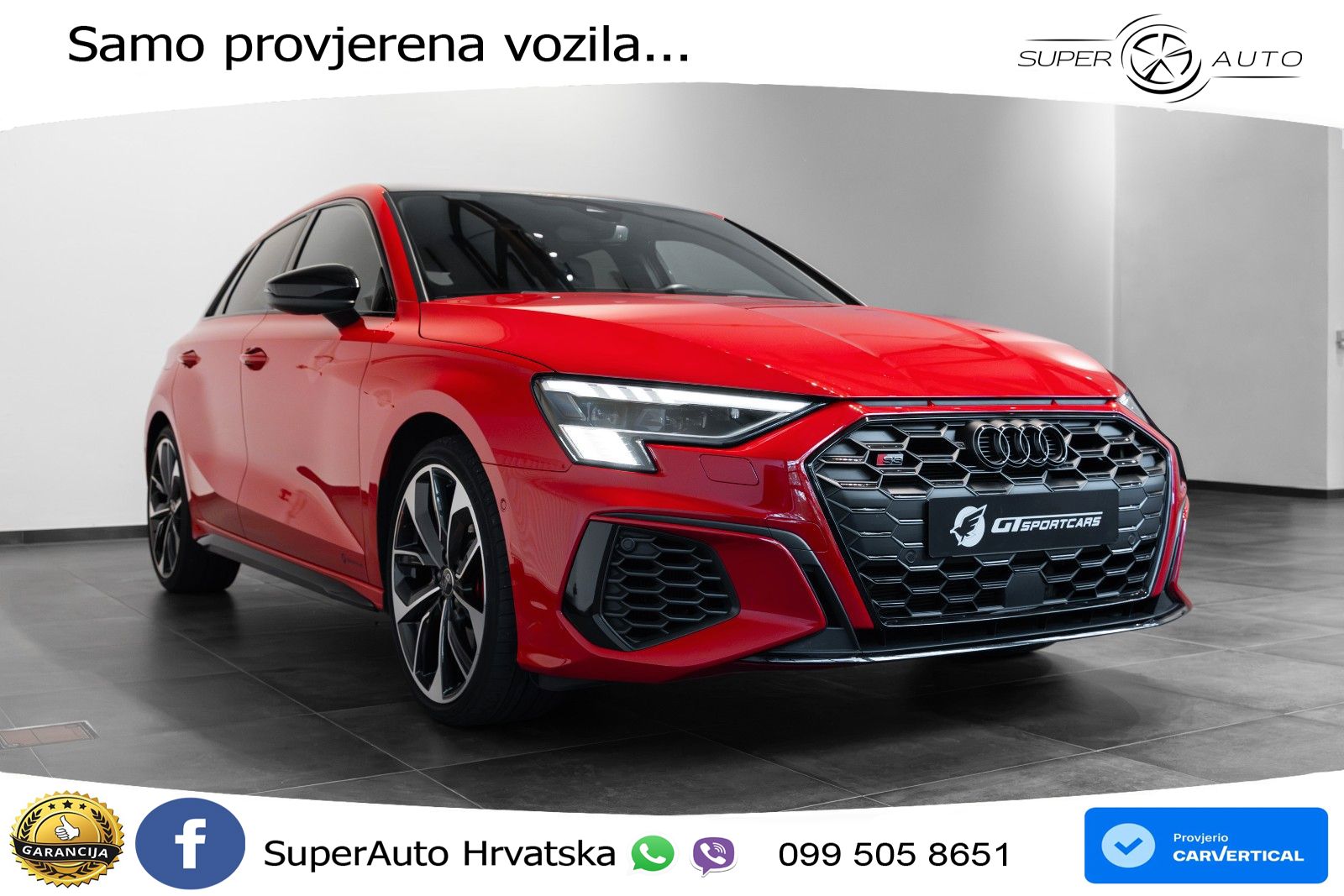 Audi S3 2.0 TFSI (310 KS) quattro S tronic LED+GR SJED+ACC