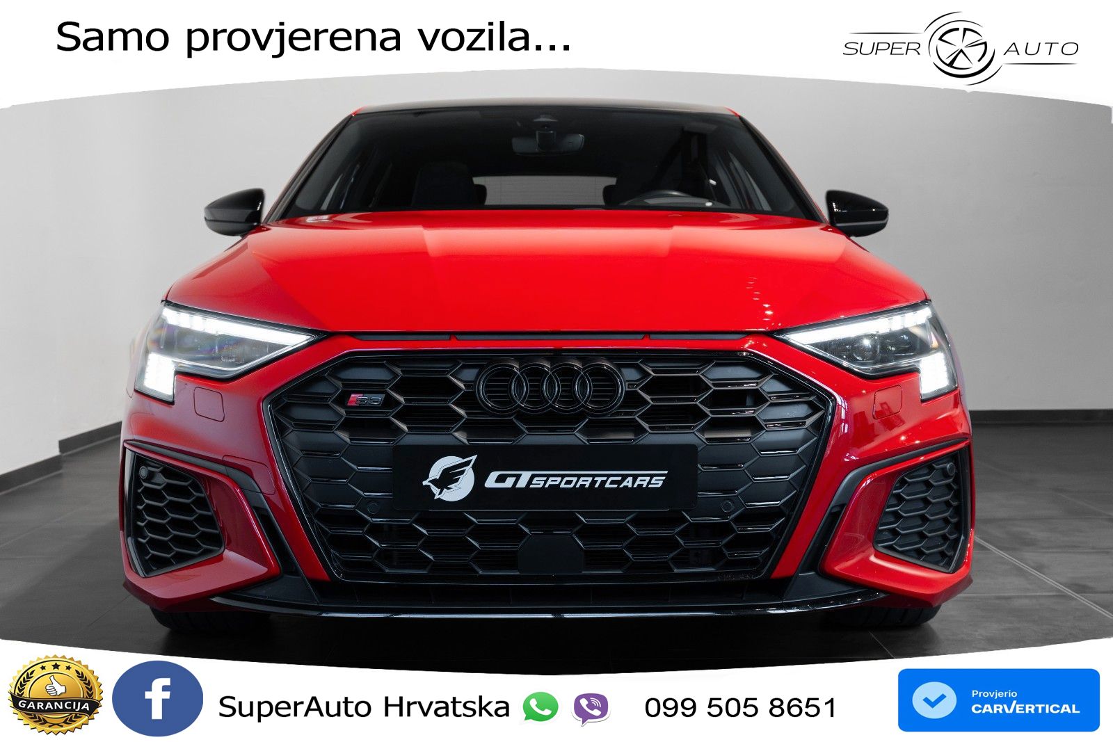 Audi S3 2.0 TFSI (310 KS) quattro S tronic LED+GR SJED+ACC