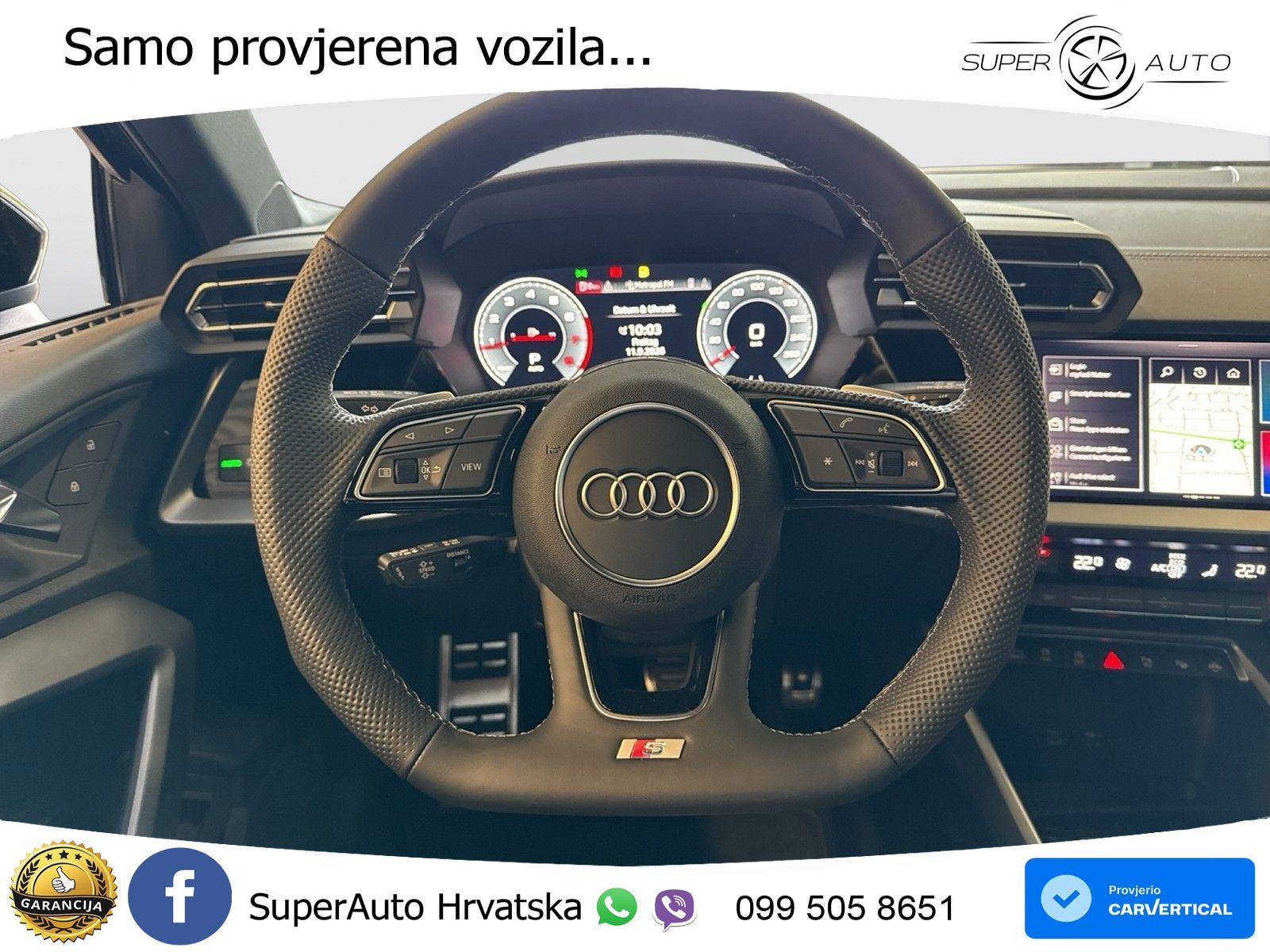 Audi A3 Sportback 40 TFSI (204 KS) quattro S tronic S line LED+GR SJED+ACC