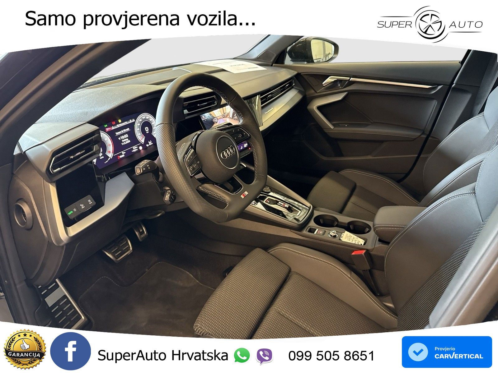 Audi A3 Sportback 40 TFSI (204 KS) quattro S tronic S line LED+GR SJED+ACC