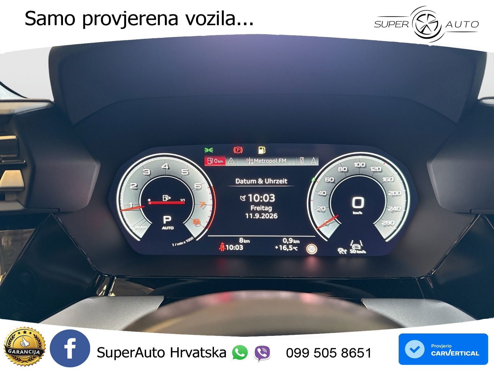 Audi A3 Sportback 40 TFSI (204 KS) quattro S tronic S line LED+GR SJED+ACC