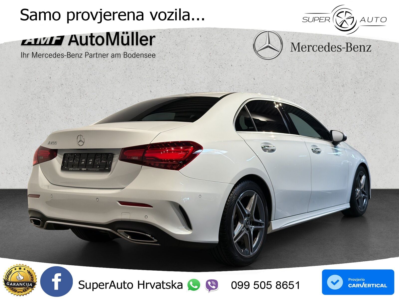 Mercedes-Benz A 200 7G-DCT AMG LED+GR SJED+ACC